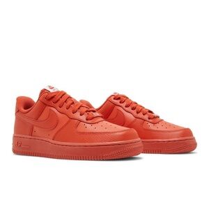Nike Wmns Air Force 1 '07 "Triple Orange" DZ4442-800 Size 6 NEW